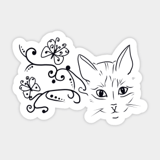 Katzentattoo Sticker